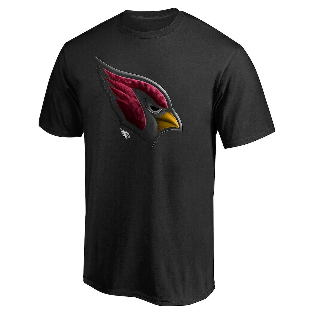 Arizona Cardinals Personalized Midnight Mascot T-Shirt - Black - NFL