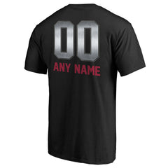Arizona Cardinals Personalized Midnight Mascot T-Shirt - Black - NFL