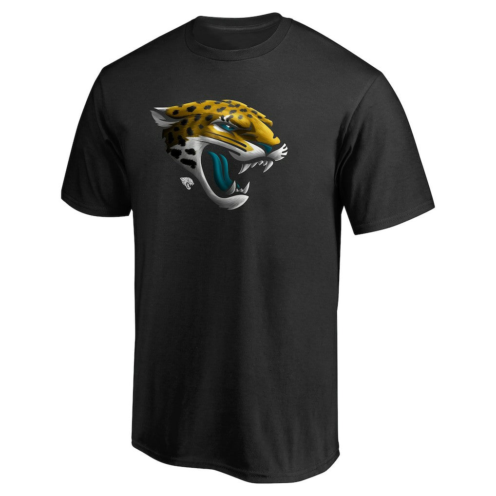 Jacksonville Jaguars Personalized Midnight Mascot T-Shirt - Black - NFL
