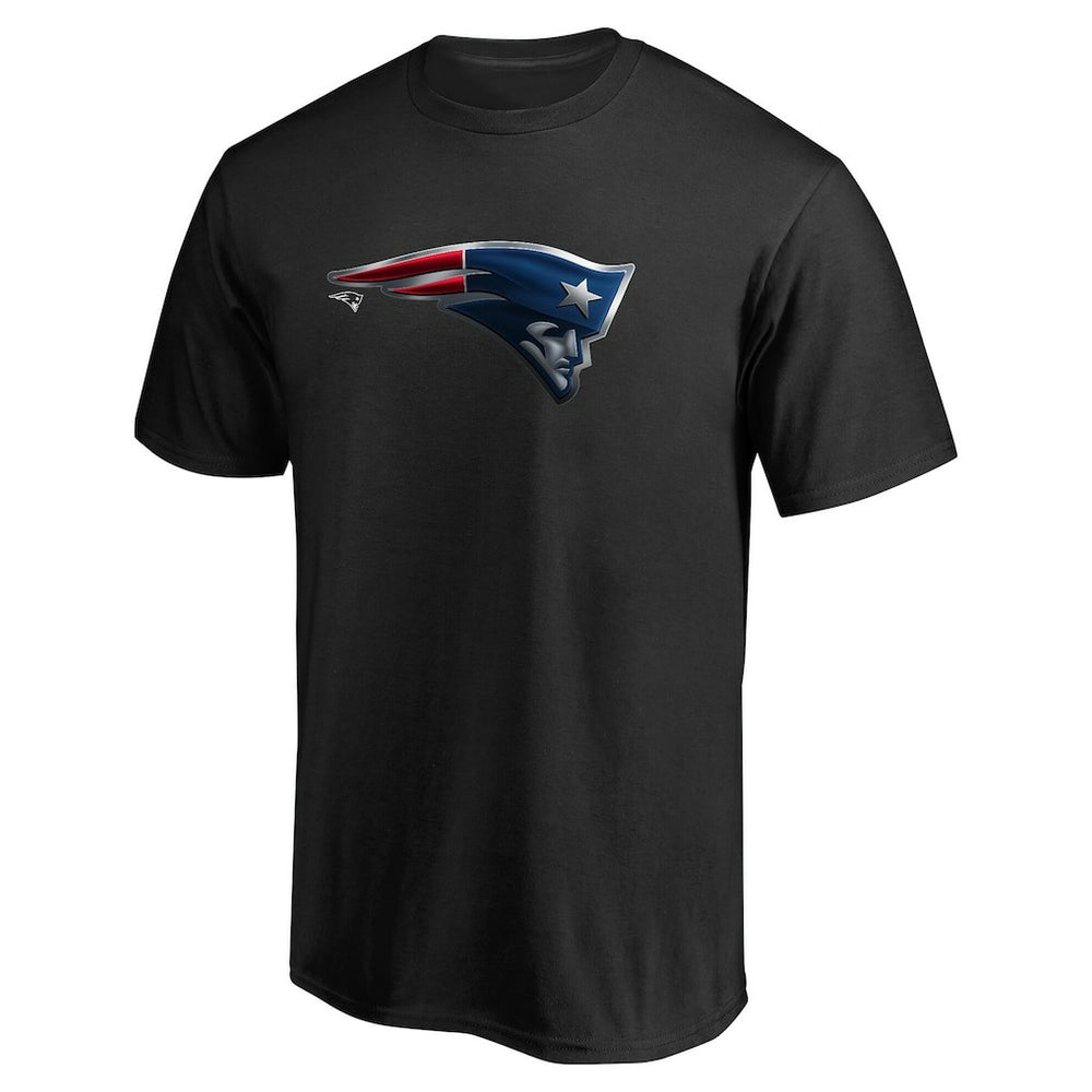 New England Patriots Personalized Midnight Mascot T-Shirt - Black - NFL