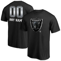 Las Vegas Raiders Personalized Midnight Mascot T-Shirt - Black - NFL