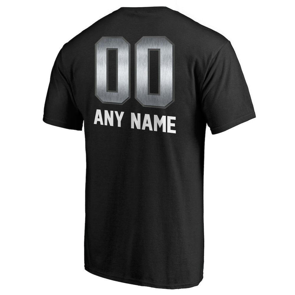 Las Vegas Raiders Personalized Midnight Mascot T-Shirt - Black - NFL