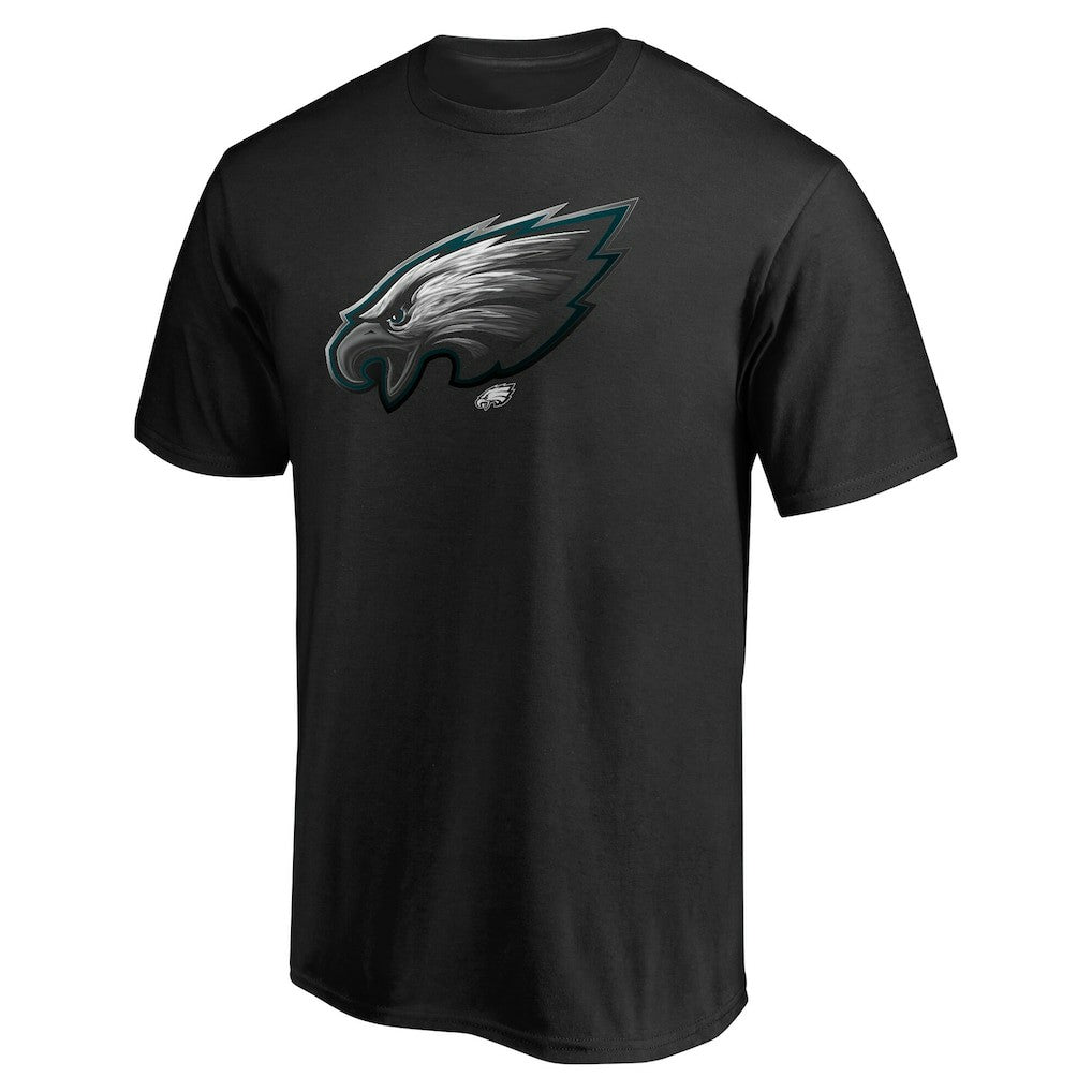 Philadelphia Eagles Personalized Midnight Mascot T-Shirt - Black - NFL
