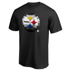 Pittsburgh Steelers Personalized Midnight Mascot T-Shirt - Black - NFL