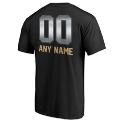 San Francisco 49ers Personalized Midnight Mascot T-Shirt - Black - NFL