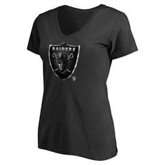 Las Vegas Raiders Women's Personalized Midnight Mascot T-Shirt - Black - NFL