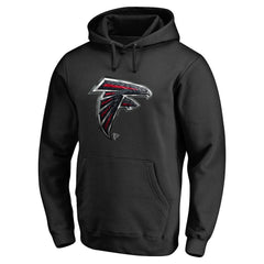 Atlanta Falcons Personalized Midnight Mascot Pullover Hoodie - Black - NFL