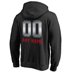 Atlanta Falcons Personalized Midnight Mascot Pullover Hoodie - Black - NFL