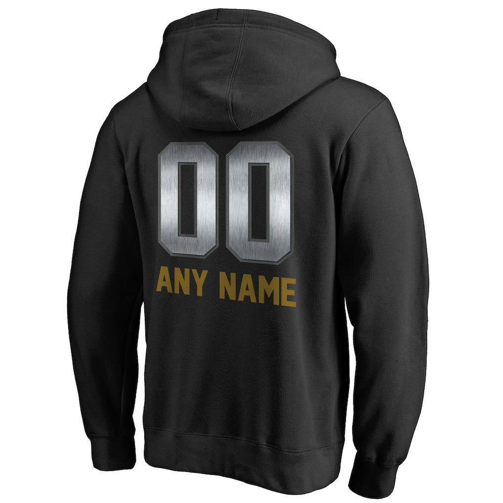 Baltimore Ravens Personalized Midnight Mascot Pullover Hoodie - Black - NFL