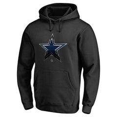 Dallas Cowboys Personalized Midnight Mascot Pullover Hoodie - Black - NFL