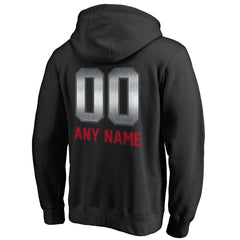Houston Texans Personalized Midnight Mascot Pullover Hoodie - Black - NFL