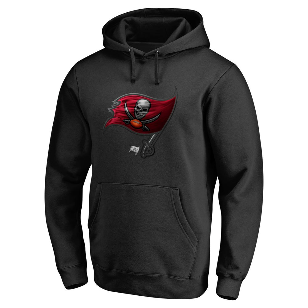 Tampa Bay Buccaneers Personalized Midnight Mascot Pullover Hoodie - Black - NFL