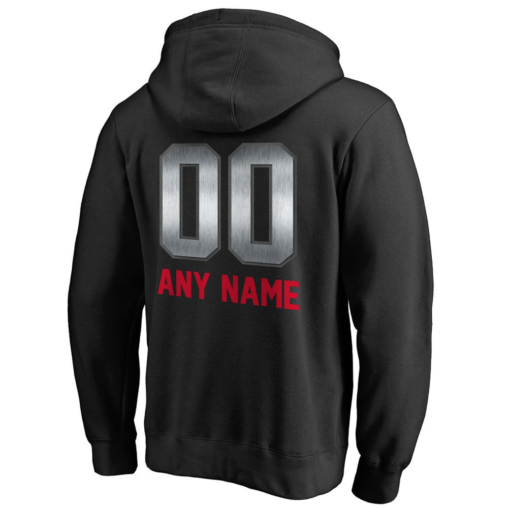 Tampa Bay Buccaneers Personalized Midnight Mascot Pullover Hoodie - Black - NFL