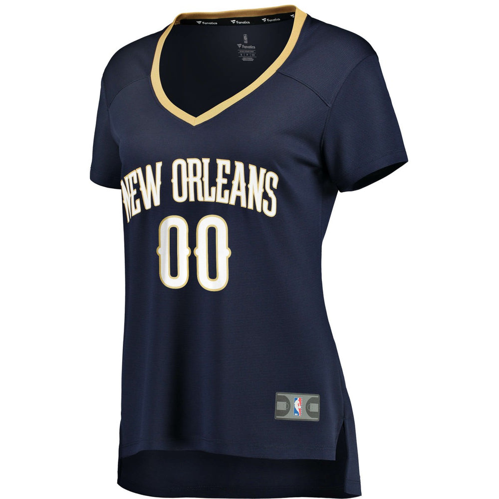 Fanatics New Orleans Pelicans Women's Fast Break Custom Jersey Navy Icon Edition