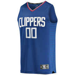 Fanatics LA Clippers Youth Fast Break Custom Replica Jersey Royal Icon Edition