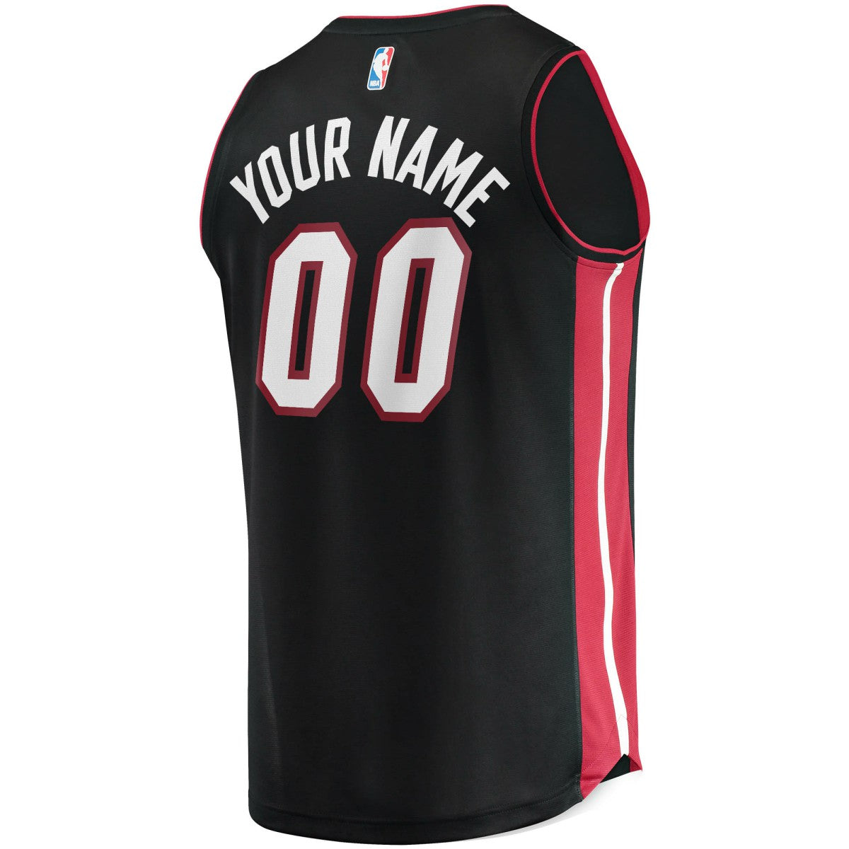 Fanatics Miami Heat Youth Fast Break Custom Replica Jersey Black Icon Edition