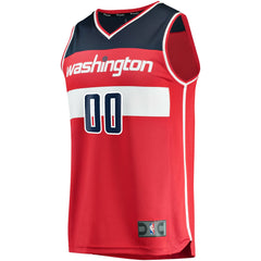 Fanatics Washington Wizards Youth Fast Break Custom Replica Jersey Red Icon Edition