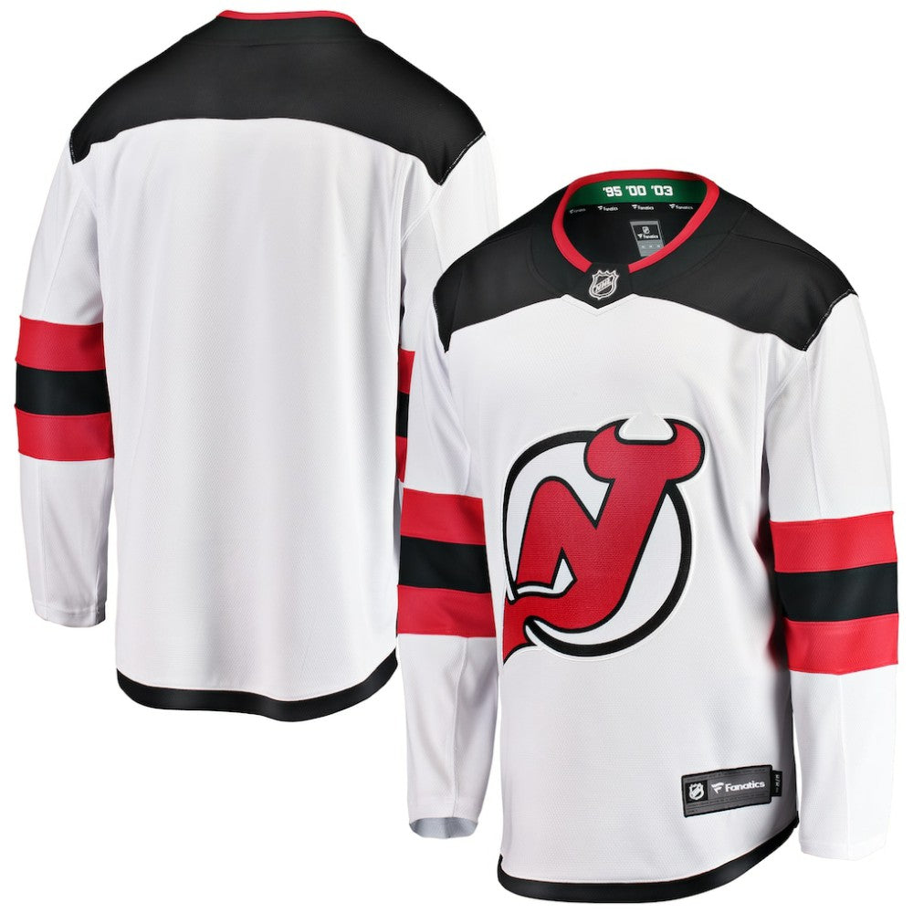 New Jersey Devils Fanatics Youth Away Breakaway Jersey - White | Fanatics sale