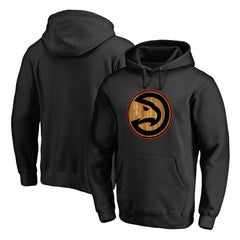 Atlanta Hawks Hardwood Pullover Hoodie Black
