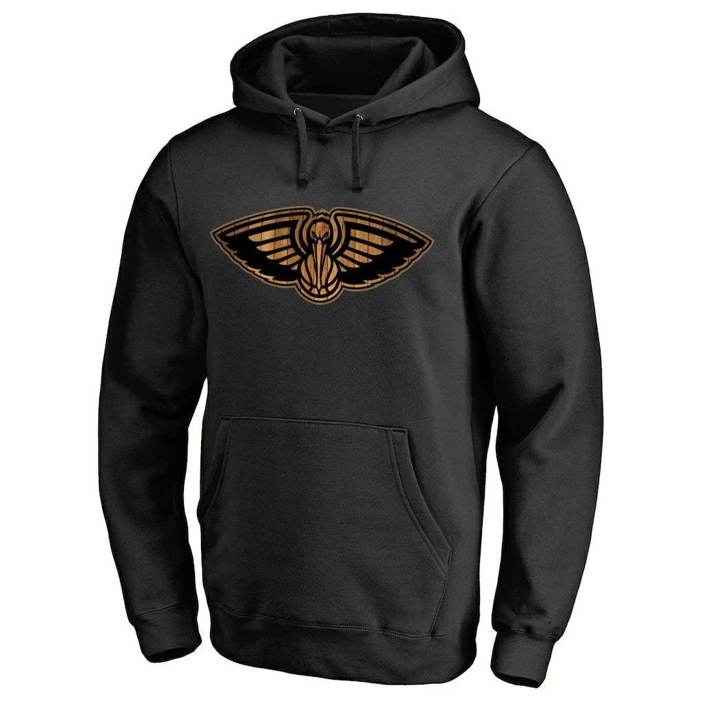 New Orleans Pelicans Hardwood Pullover Hoodie Black