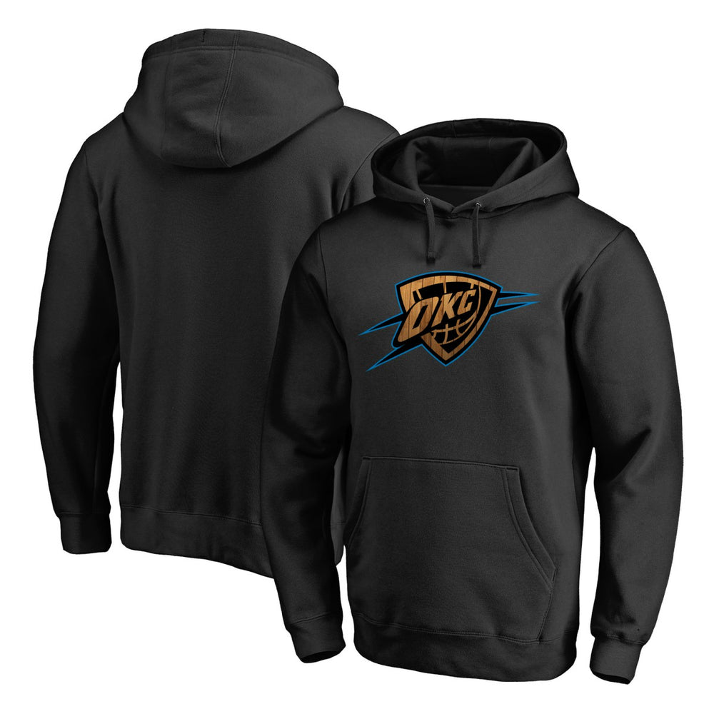 Oklahoma City Thunder Hardwood Pullover Hoodie Black