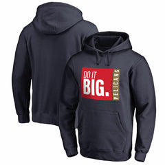 New Orleans Pelicans Do It Big Pullover Hoodie Navy