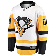 Pittsburgh Penguins Fanatics Away Breakaway Custom Jersey - White | Fanatics near me
