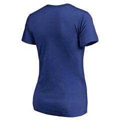Chicago Cubs Women's Static Logo V-Neck T-Shirt Sale