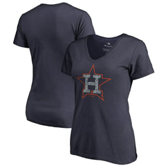 Houston Astros Women's Static Logo V-Neck T-Shirt Online