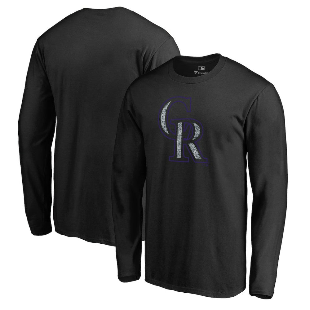 Colorado Rockies Static Logo Long Sleeve T-Shirt Near Me