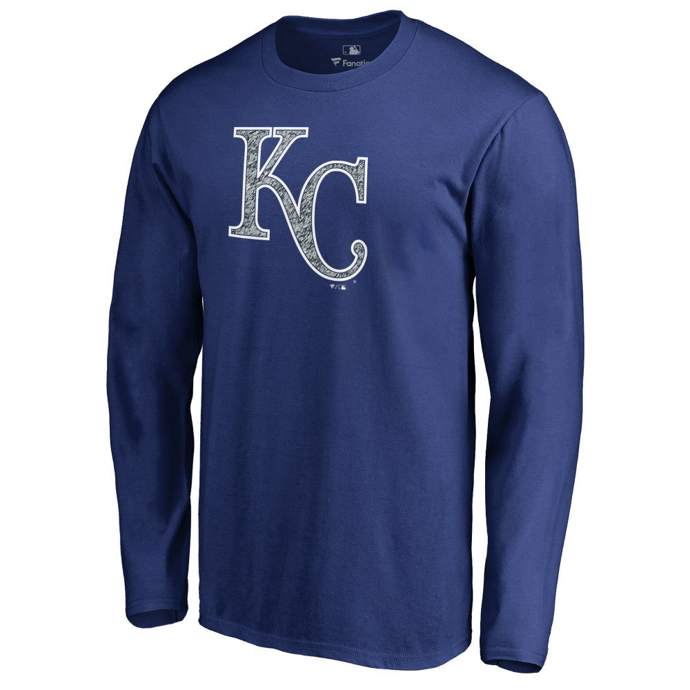 Kansas City Royals Static Logo Long Sleeve T-Shirt for sale