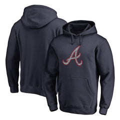 Atlanta Braves Static Logo Pullover Hoodie Discount