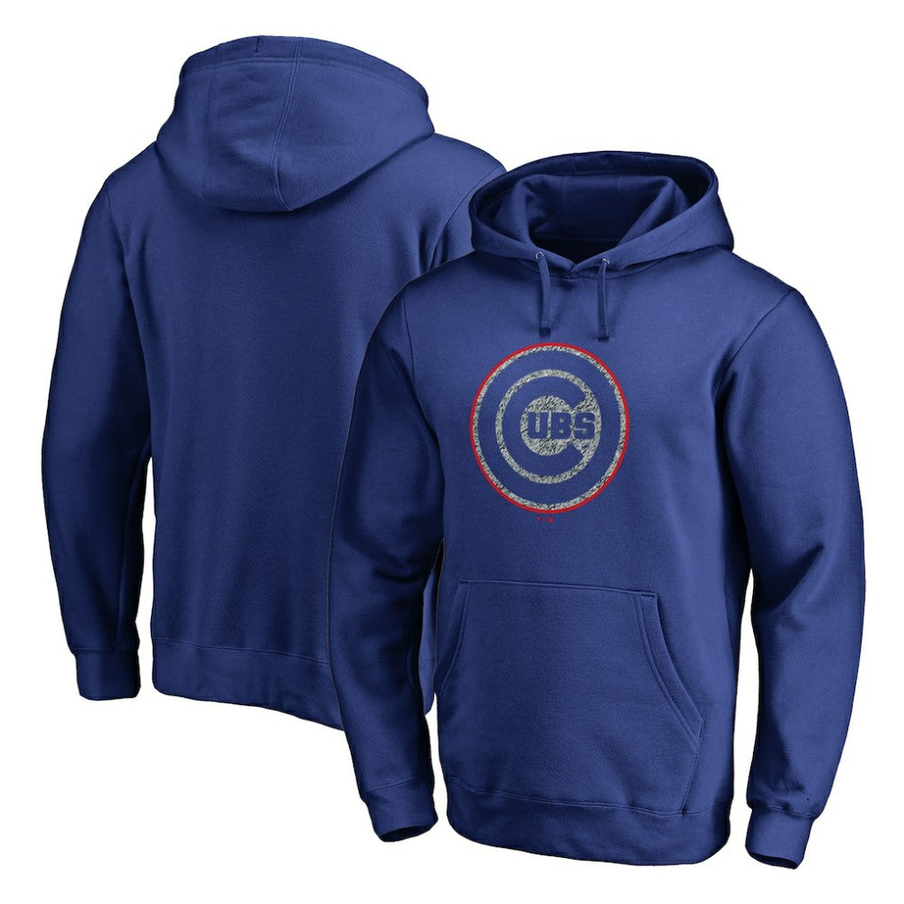 Chicago Cubs Static Logo Pullover Hoodie Discount