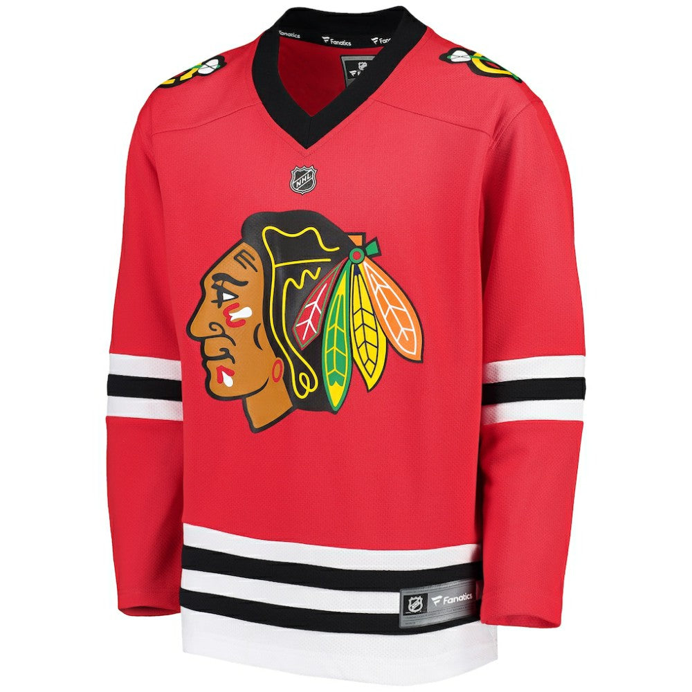 Chicago Blackhawks Fanatics Youth Home Replica Blank Jersey - Red | Fanatics discount