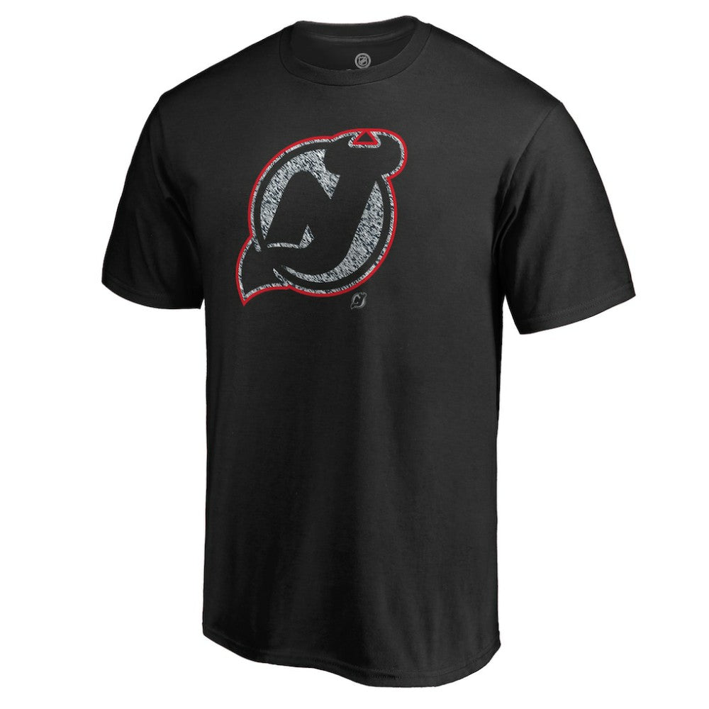 New Jersey Devils Static Logo T-Shirt - Black | NHL near me