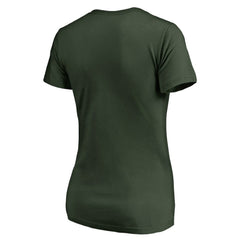 Minnesota Wild Women's Static Logo V-Neck T-Shirt - Green | NHL on sale