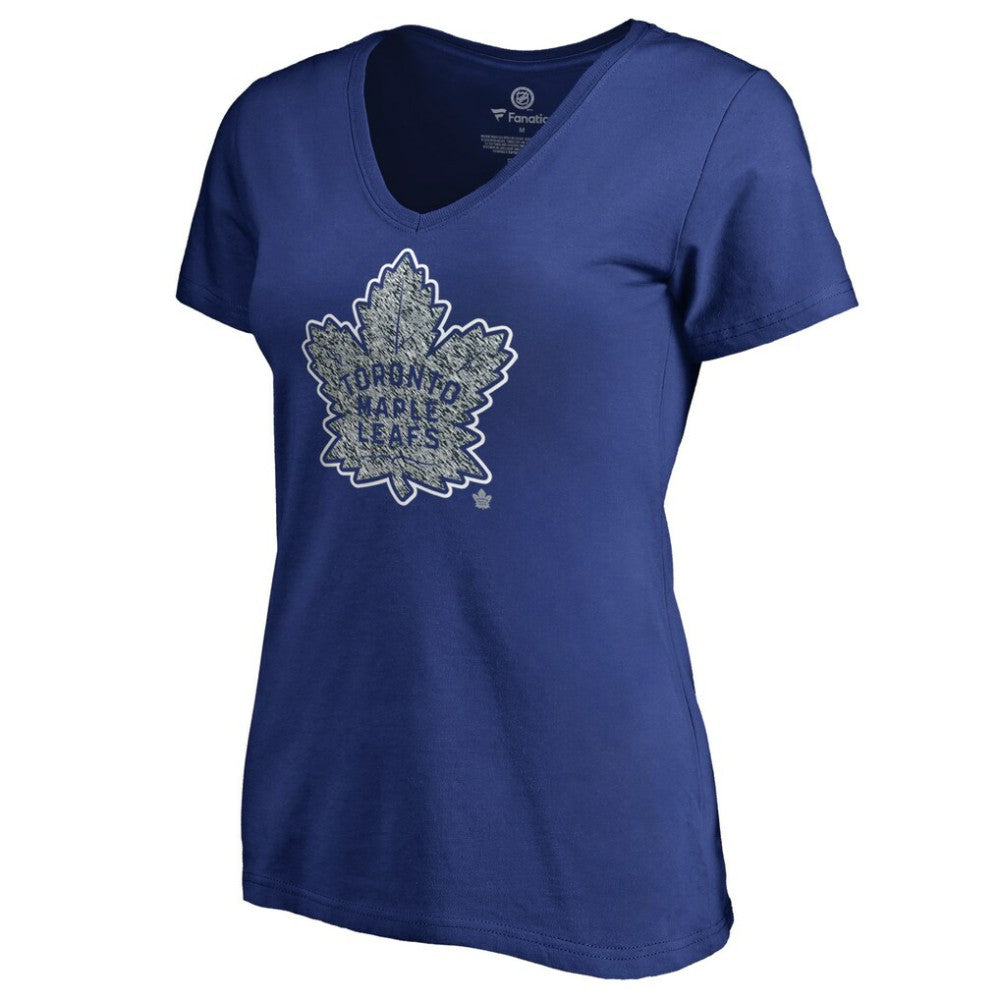 Toronto Maple Leafs Women's Static Logo V-Neck T-Shirt - Royal | NHL near me