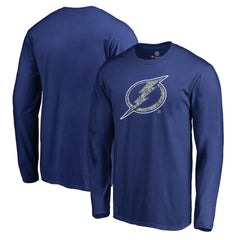 Tampa Bay Lightning Static Logo Long Sleeve T-Shirt - Blue | NHL online