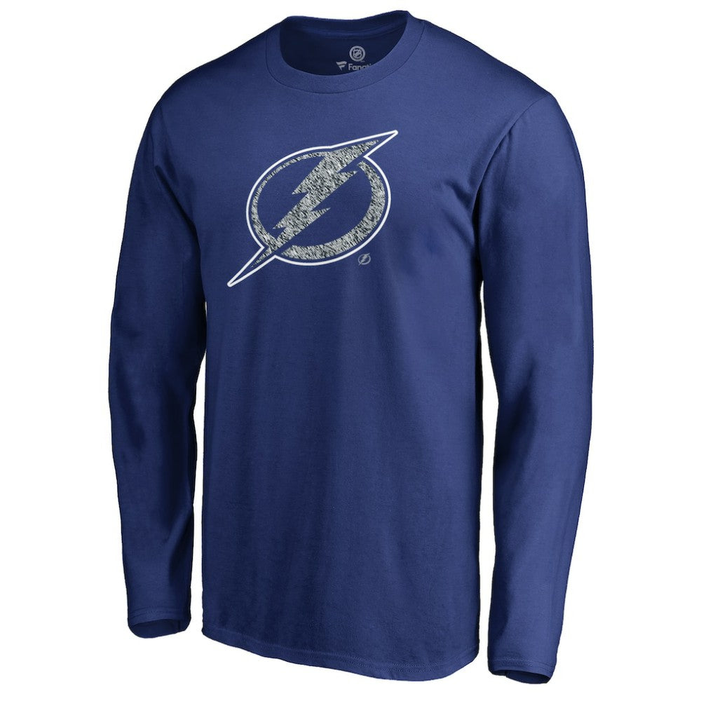 Tampa Bay Lightning Static Logo Long Sleeve T-Shirt - Blue | NHL online