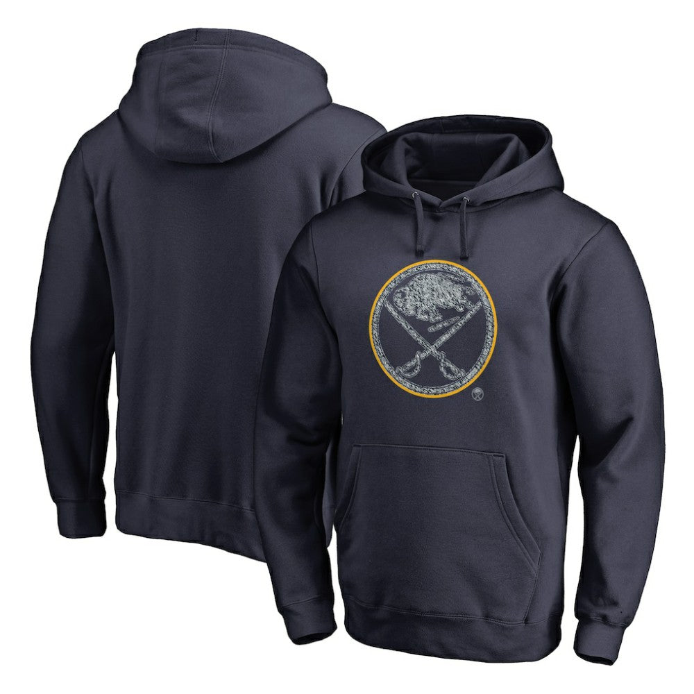 Buffalo Sabres Static Logo Pullover Hoodie - Navy | NHL discount