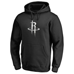 Houston Rockets Marble Logo Pullover Hoodie Black