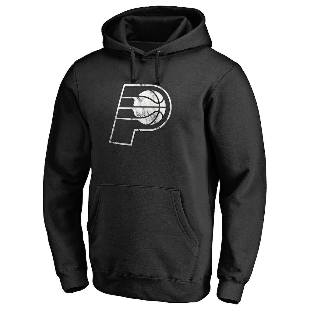 Indiana Pacers Marble Logo Pullover Hoodie Black