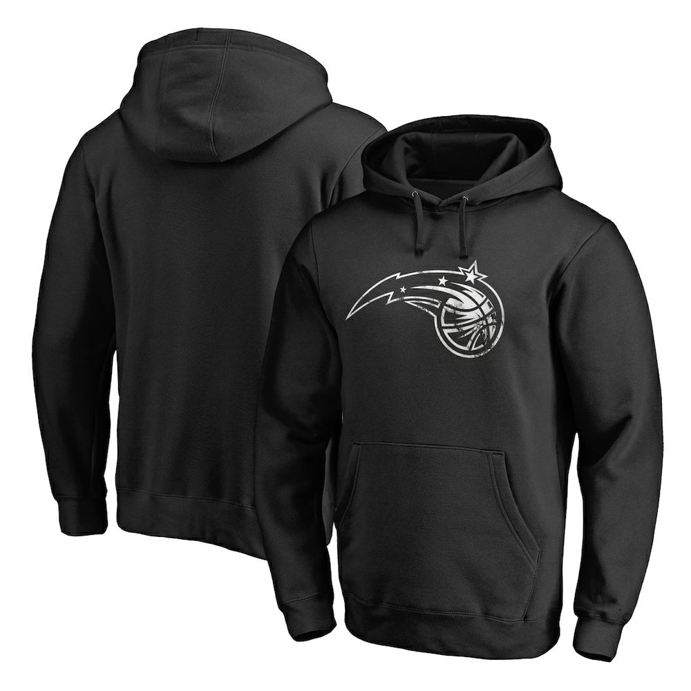 Orlando Magic Marble Logo Pullover Hoodie Black