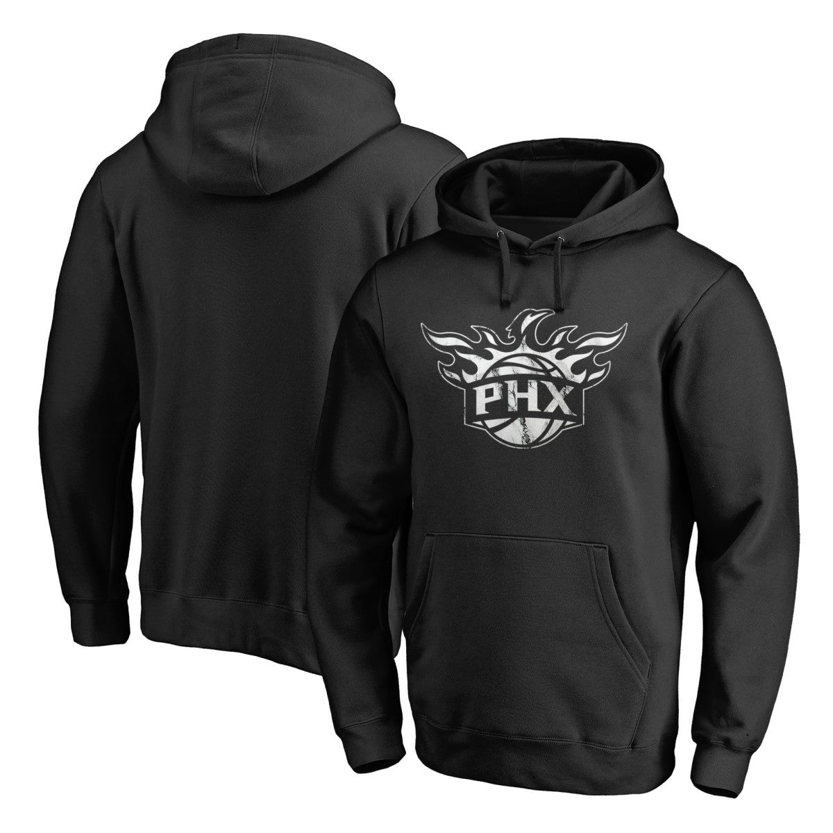 Phoenix Suns Marble Logo Pullover Hoodie Black