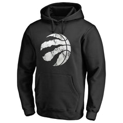 Toronto Raptors Marble Logo Pullover Hoodie Black