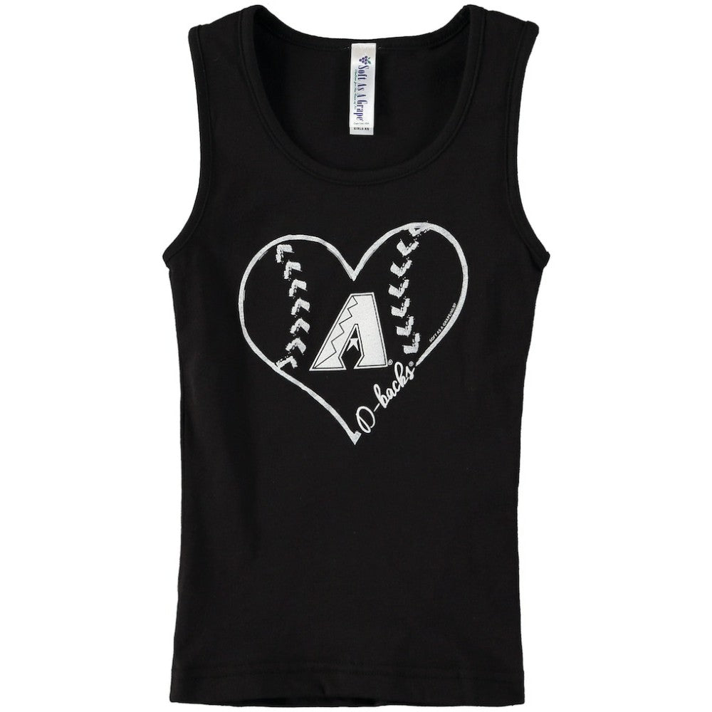 Arizona Diamondbacks Soft as a Grape Youth Cotton Tank Top for sale