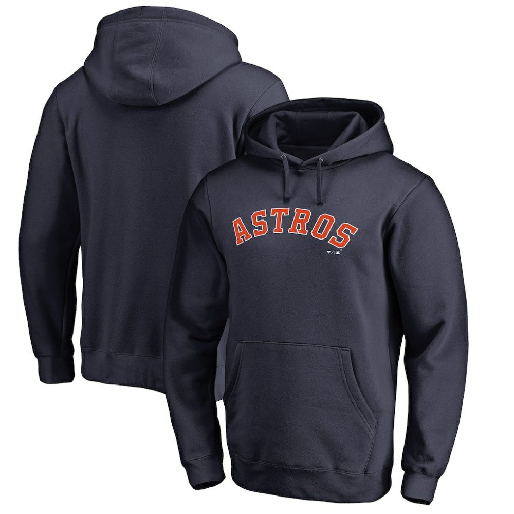 Houston Astros Official Wordmark Fitted Pullover Hoodie Sale