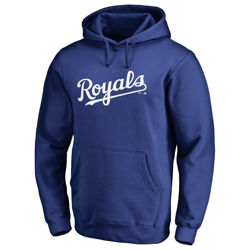 Kansas City Royals Official Wordmark Fitted Pullover Hoodie Sale