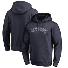 New York Yankees Official Wordmark Fitted Pullover Hoodie Online