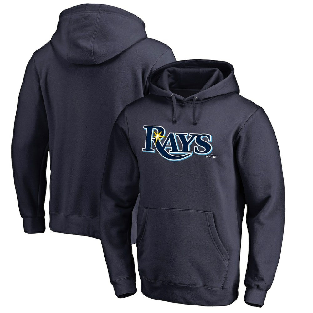 Tampa Bay Rays Official Wordmark Fitted Pullover Hoodie Outlet